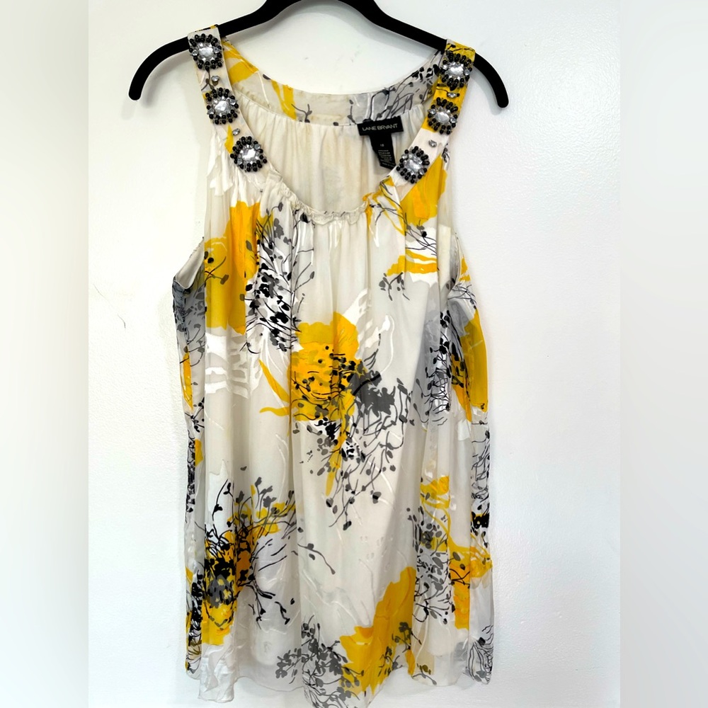 Beautiful jeweled tank tunic